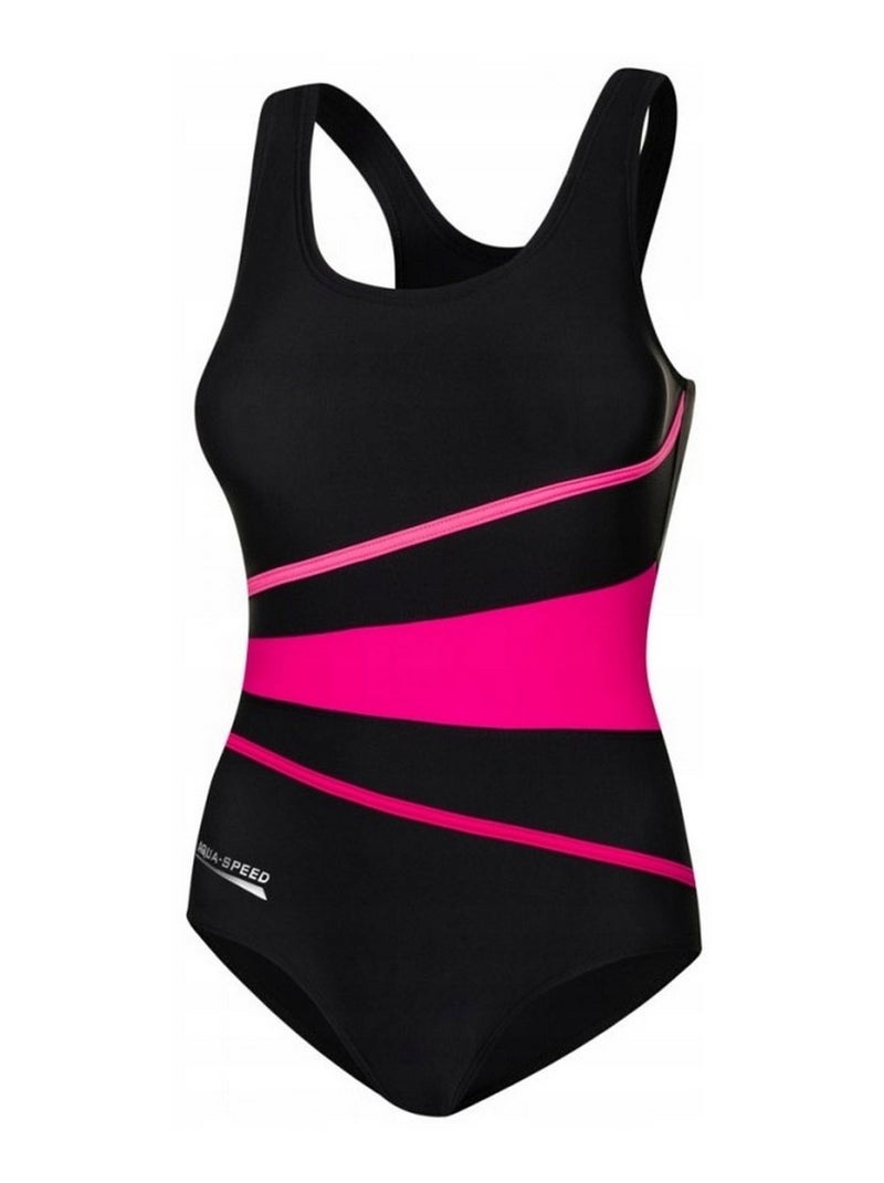 Aqua Speed - Maillot de bain 1 pièce STELLA Noir - Kiabi