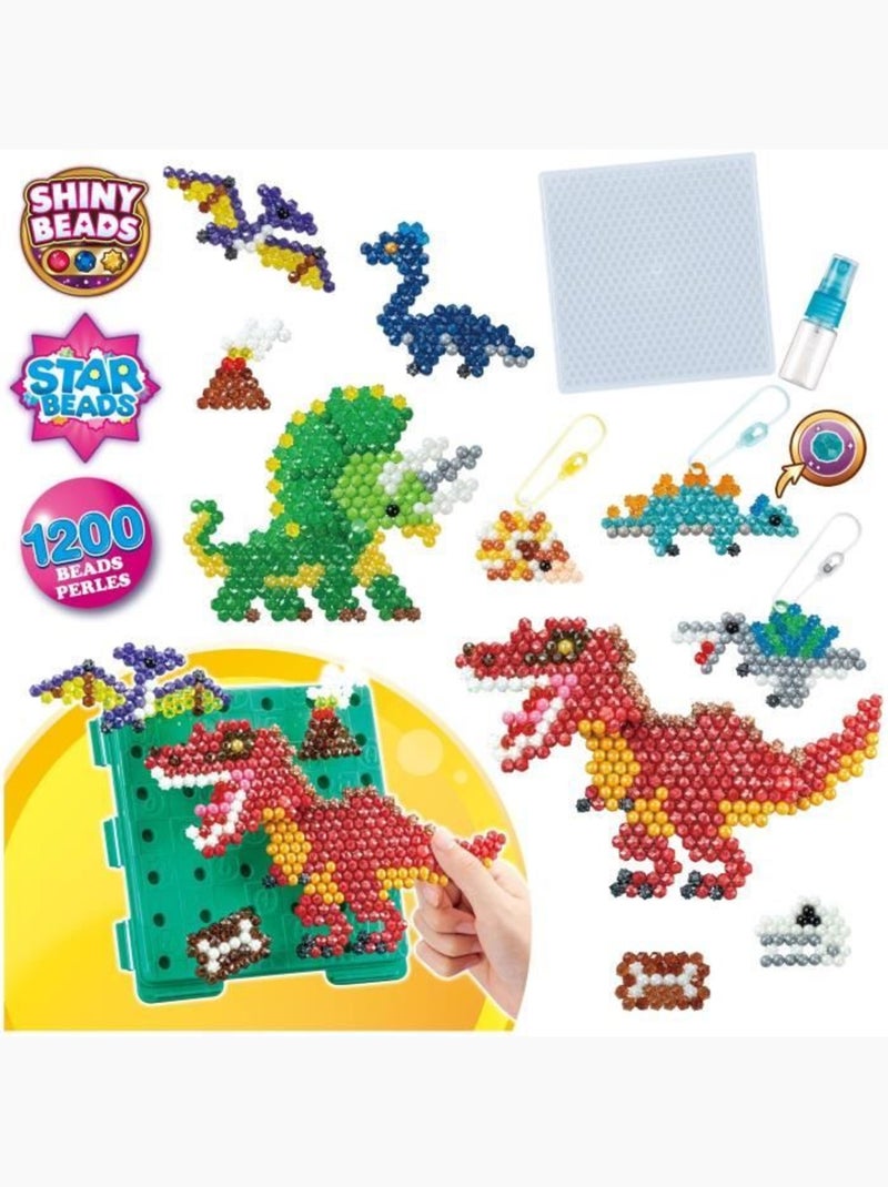 Aquabeads - la terre des dinosaures - perles créatives pour enfants Vert - Kiabi
