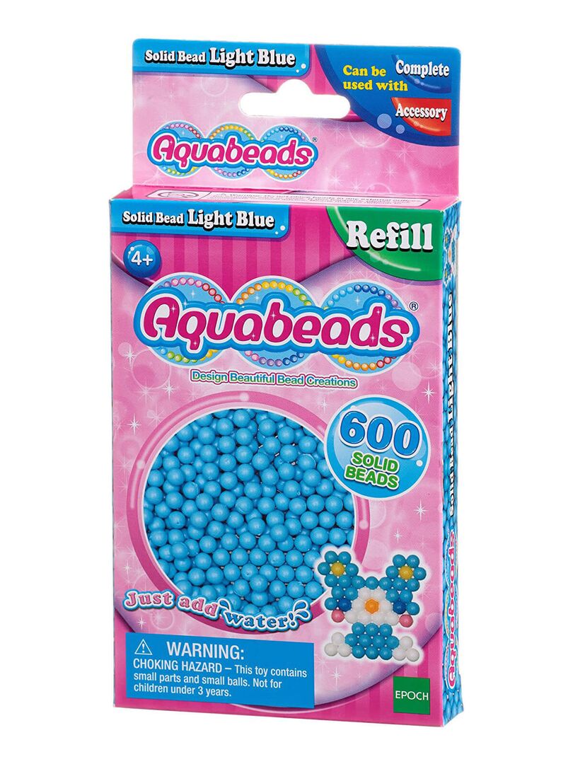 Aquabeads : Recharge de 600 perles bleues claires - N/A - Kiabi - 11.11€