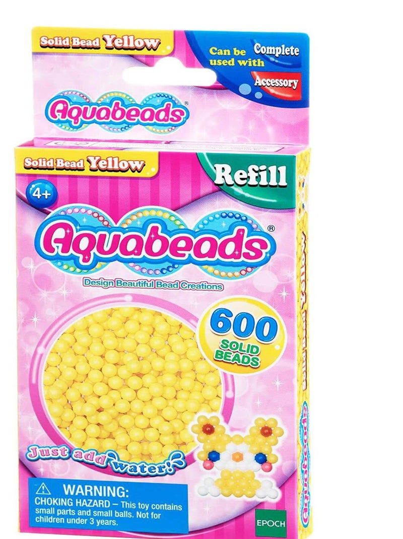 Aquabeads : Recharge de 600 perles jaunes N/A - Kiabi