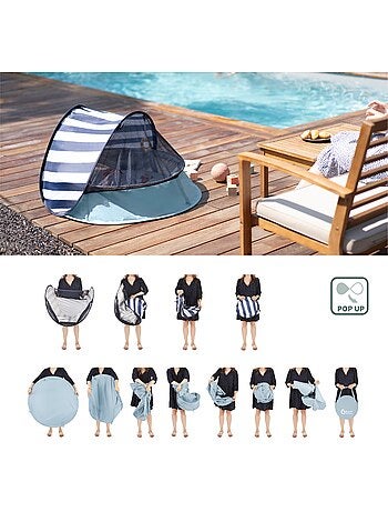 Aire de jeux, piscine & lit d'appoint 3 en 1, anti-uv fps 50+ aquani provence 'babymoov'