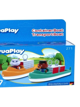 Aquaplay Bateau porte-conteneurs et de transport