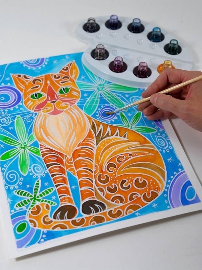 Aquarellum Chats Bleu - Kiabi