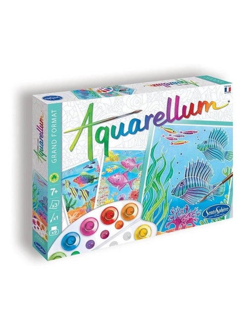 Aquarellum Fonds Coralliens - Kiabi