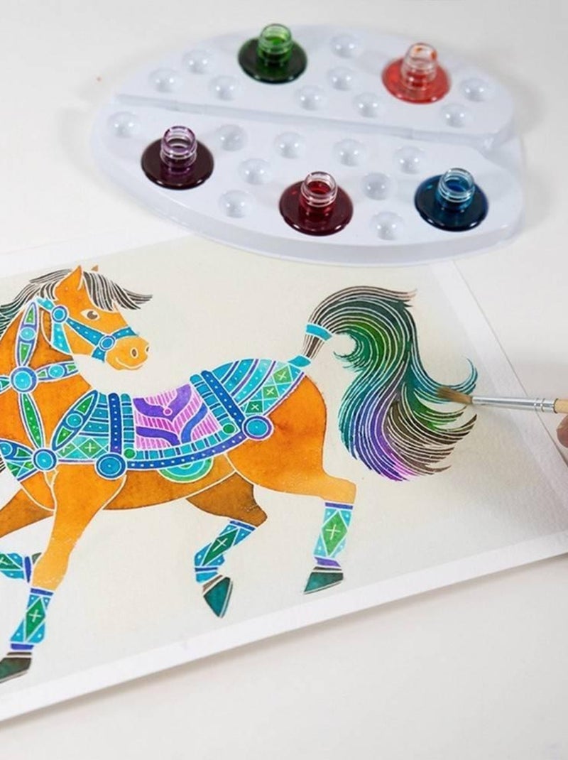 Aquarellum Junior Chevaux Bleu - Kiabi