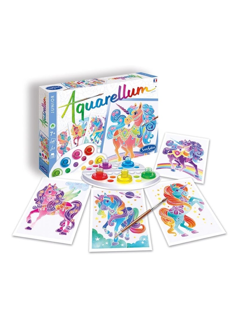 Aquarellum Junior Licornes Bleu - Kiabi