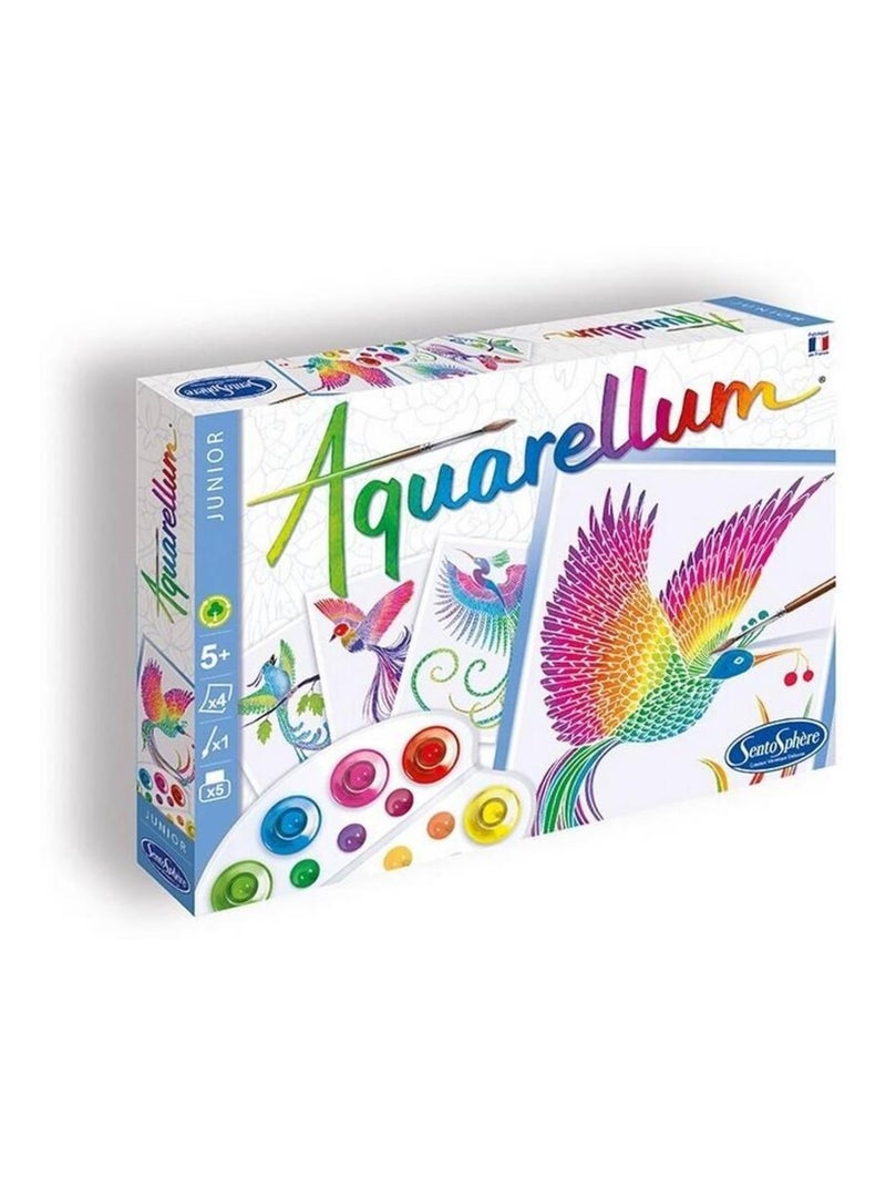 Aquarellum Junior Oiseaux du Paradis Violet - Kiabi