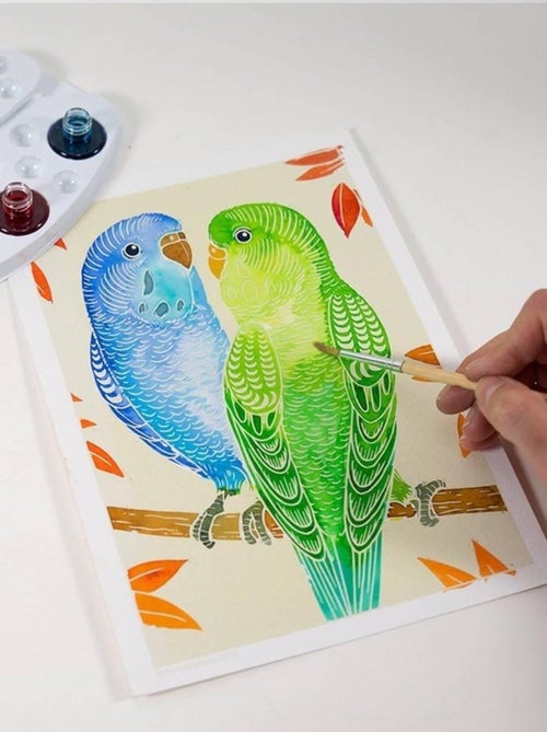 Aquarellum Junior Perroquets - Kiabi