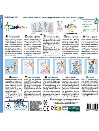 Aquarellum Junior : Princesses Fleurs