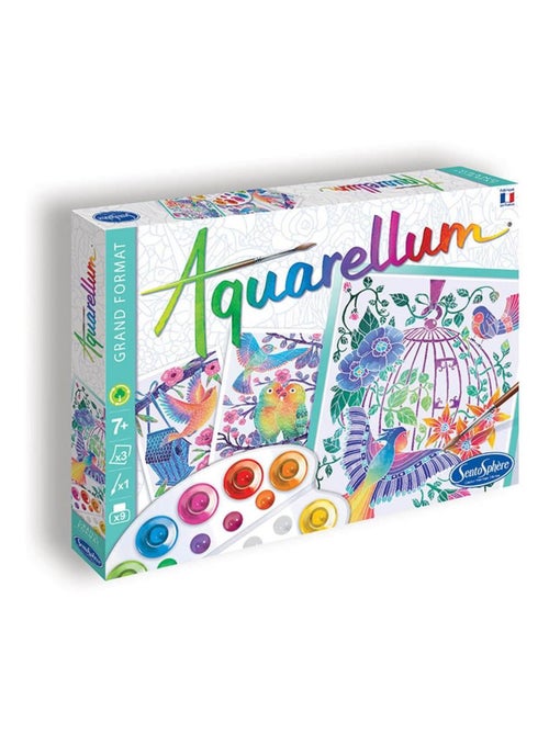 Aquarellum : Les Oiseaux s'envolent - Kiabi