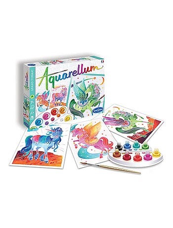 Aquarellum Licornes et Pégases