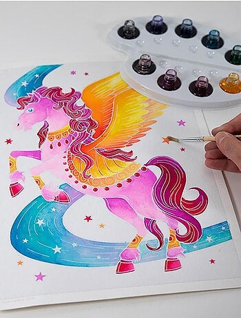 Aquarellum Licornes et Pégases