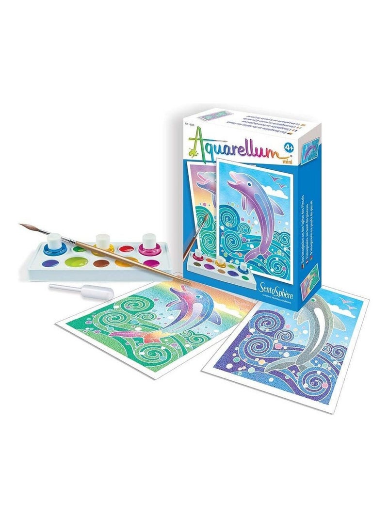 Aquarellum Mini : Dauphins N/A - Kiabi