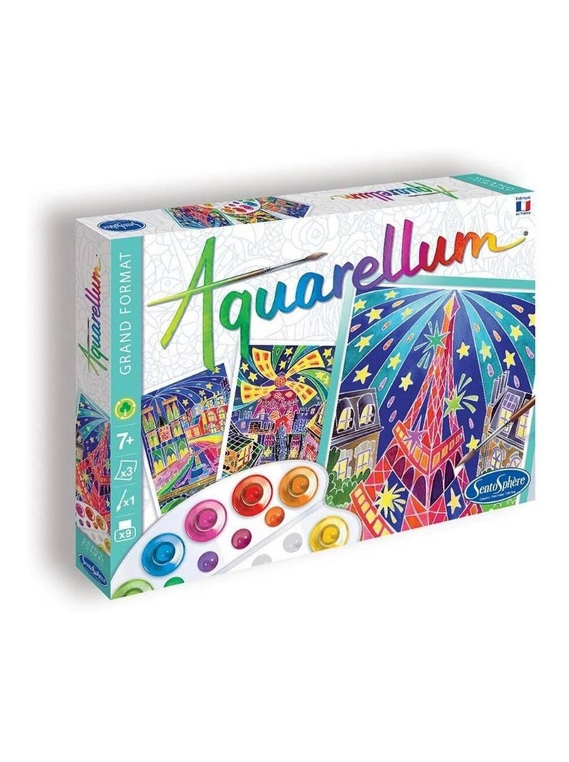 Aquarellum Paris By Night Jaune - Kiabi