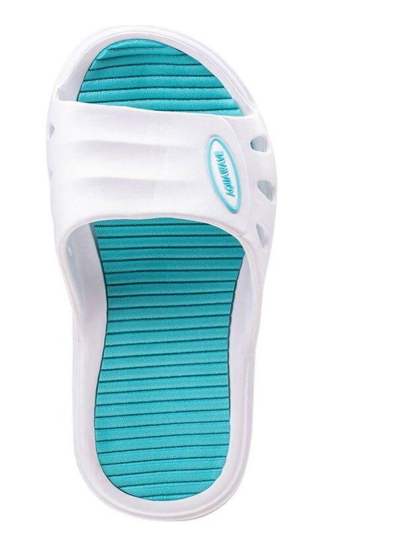 Aquawave - Claquettes MANUSA Blanc Bleu - Kiabi