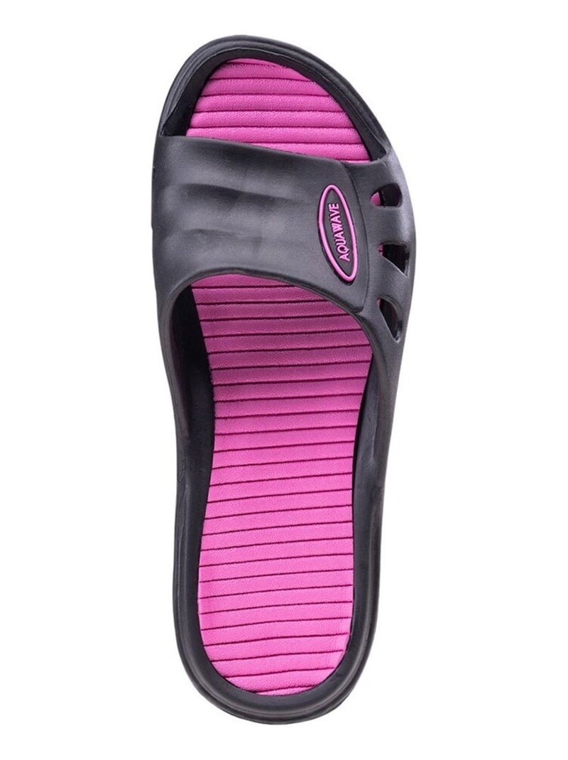 Aquawave - Claquettes MANUSA Noir Rose - Kiabi