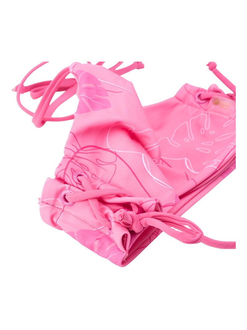Aquawave - Ensemble Maillot de bain 2 pièces style Feuille de philodendron HALI Rose - Kiabi