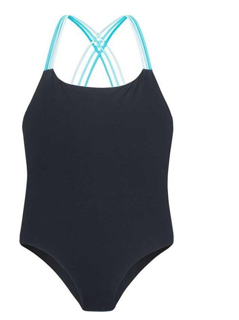 Aquawave - Maillot de bain 1 pièce HARMA Noir Bleu - Kiabi