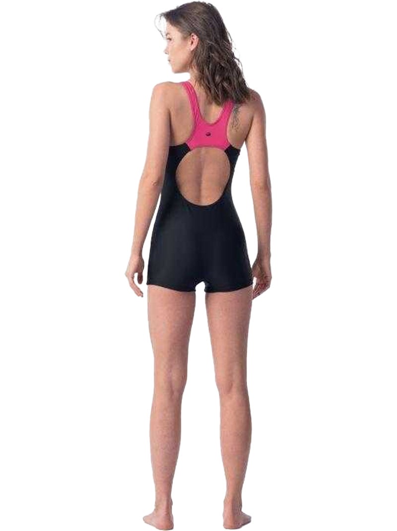 Aquawave - Maillot de bain 1 pièce motif/style formes géométriques Noir - Kiabi