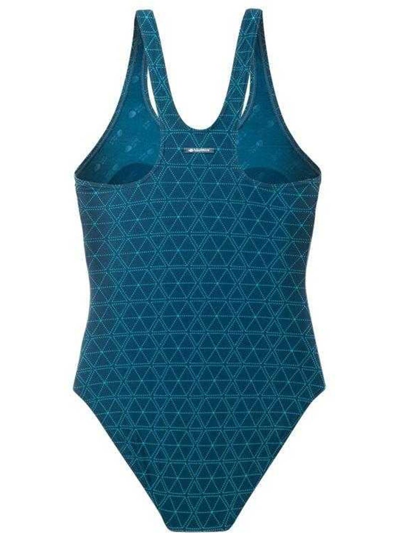 Aquawave - Maillot de bain 1 pièce motif/style géométrique SEAWEED Bleu foncé - Kiabi