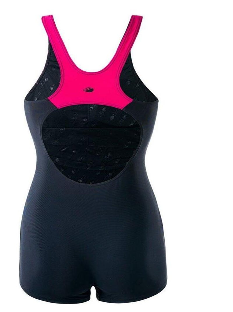 Aquawave - Maillot de bain 1 pièce QARAKUMA Noir Rouge - Kiabi