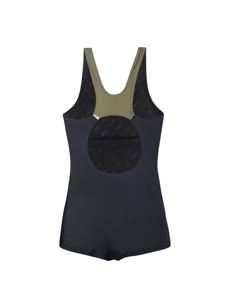 Aquawave - Maillot de bain 1 pièce QARAKUMA Noir Vert - Kiabi