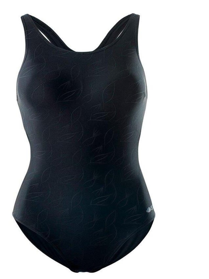 Aquawave - Maillot de bain 1 pièce SEAWEED Noir Doré - Kiabi