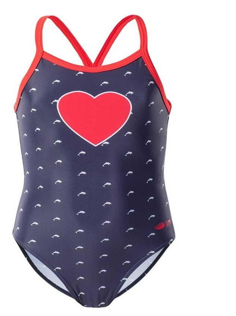 Aquawave - Maillot de bain 1 pièce TRIANGULO Bleu Rouge Blanc - Kiabi