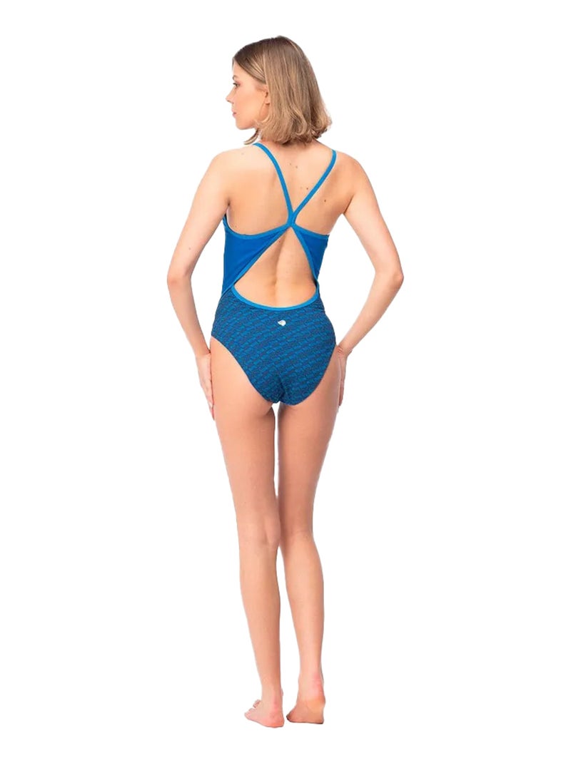 Aquawave - Maillot de bain 1 pièce ZARIA Bleu roi - Kiabi
