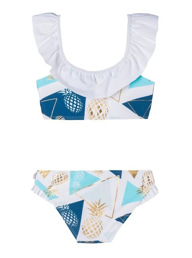 Aquawave - Maillot de bain 2 pièces CHARLOTTE Blanc Bleu - Kiabi