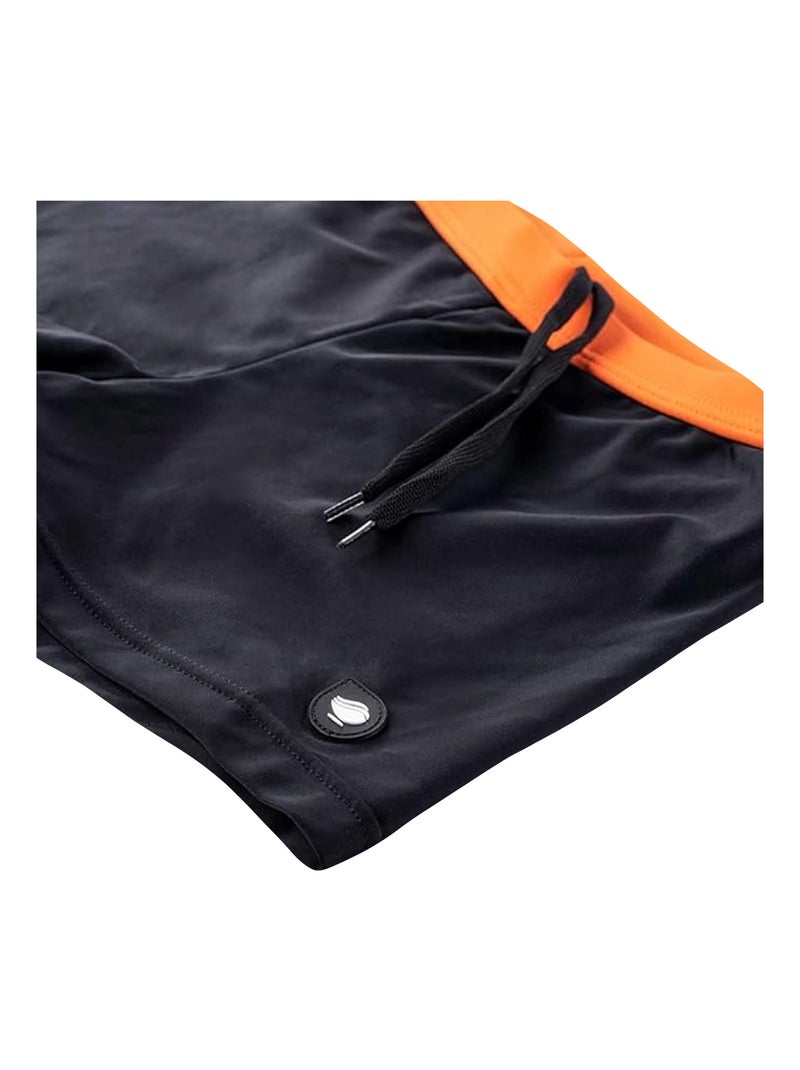 Aquawave - Short de bain BIRI Noir Orange - Kiabi