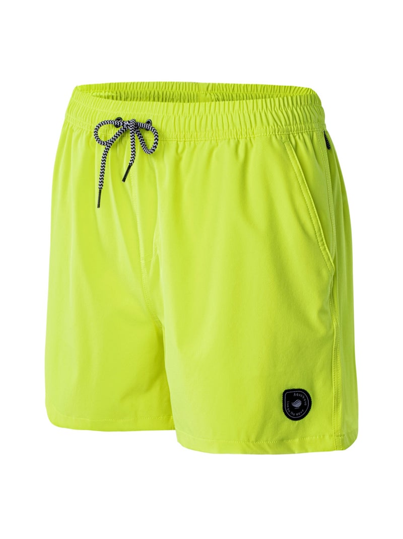 Aquawave - Short de bain DEGRAS Jaune fluo/Solinotes - Kiabi