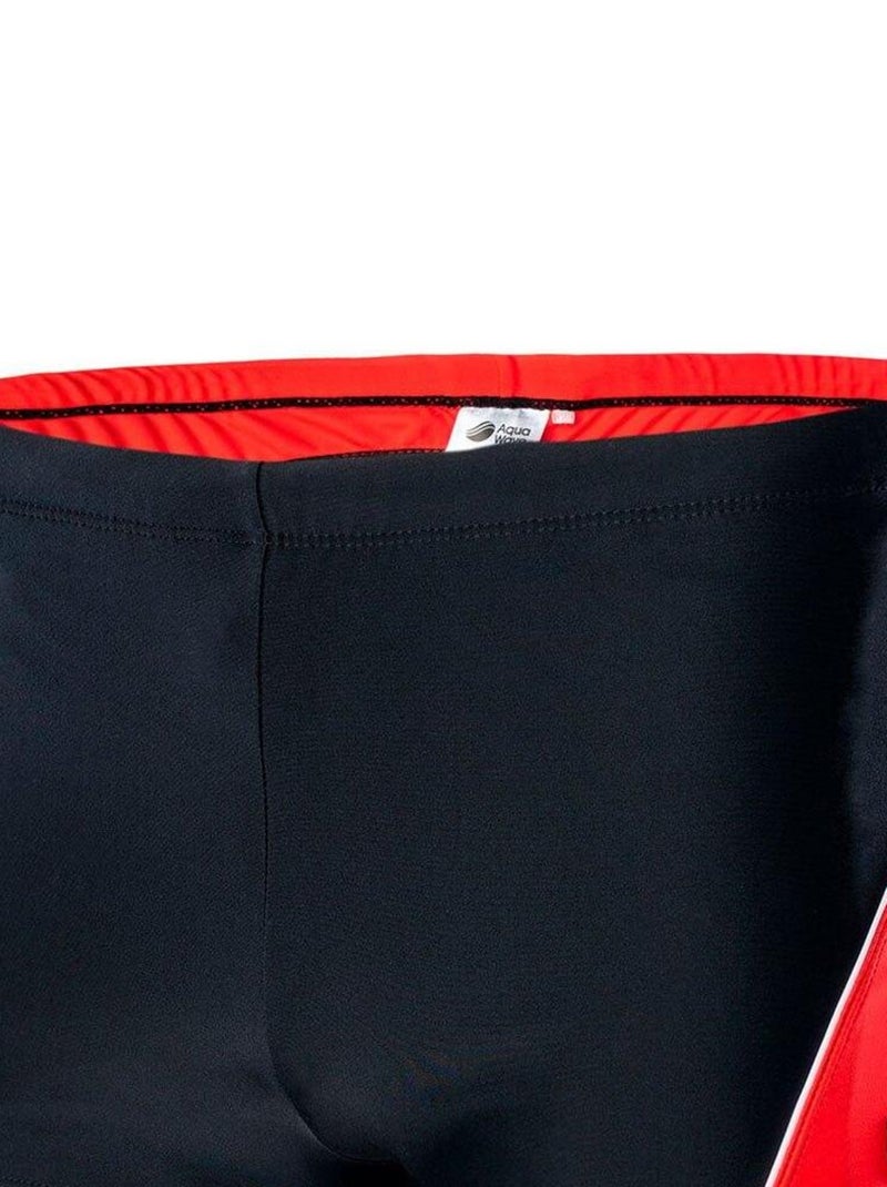 Aquawave - Short de bain HELDER Noir Rouge - Kiabi