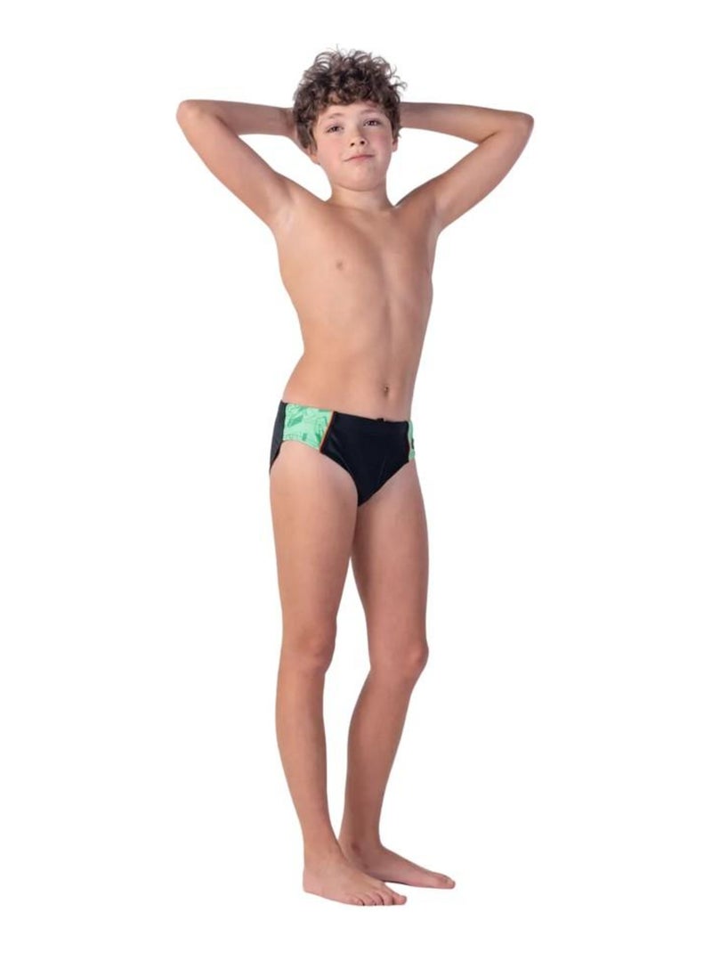 Aquawave - Short de bain IDALIS Noir Vert - Kiabi