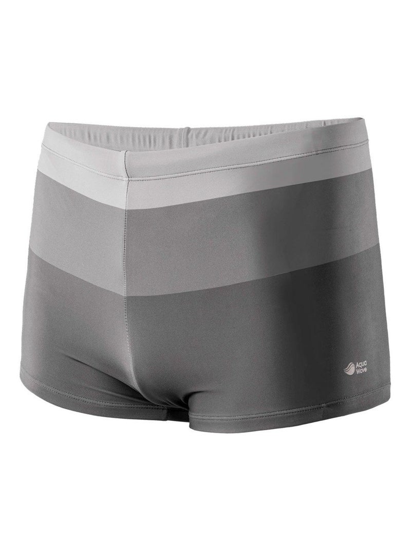 Aquawave - Short de bain motif/style à rayures Gris - Kiabi
