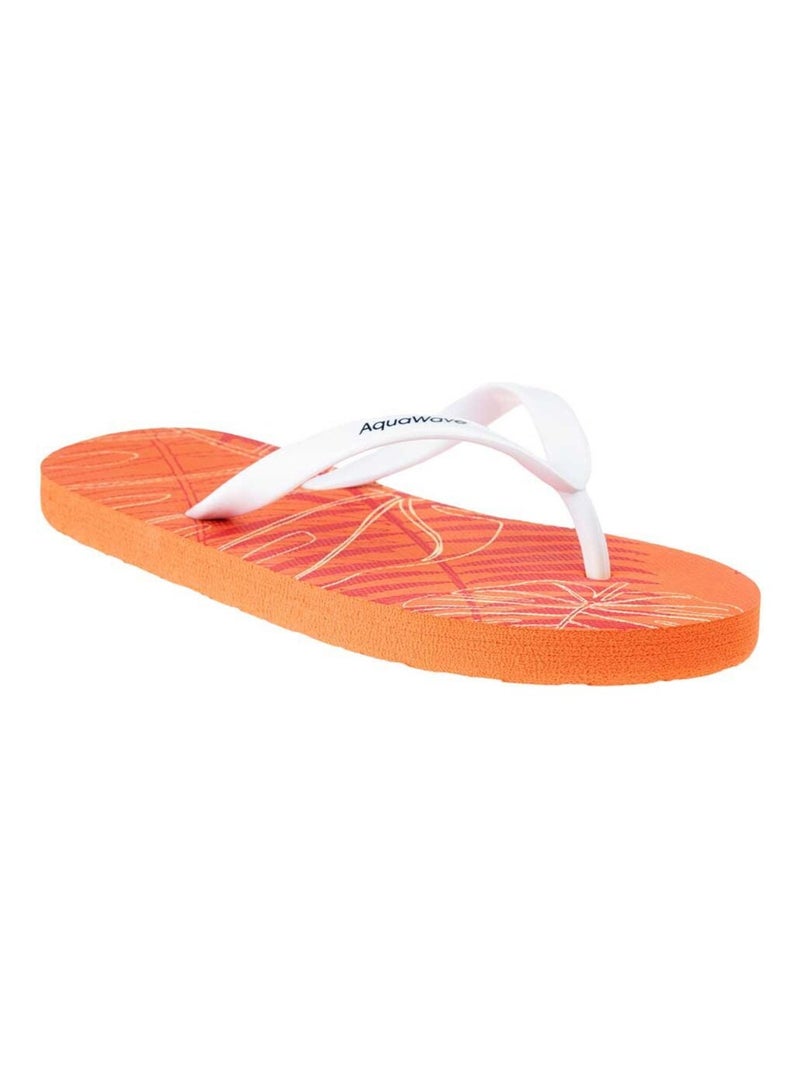 Aquawave Tongs enfant/enfant Padma Monstera Print Orange clair - Kiabi