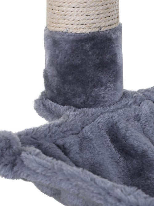 Arbre à chat 3 griffoirs, plateforme, hamac et boule suspendue - Kiabi