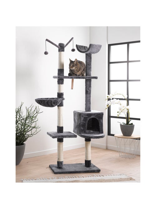 Arbre a chat 4 plateformes 160 cm - Kiabi