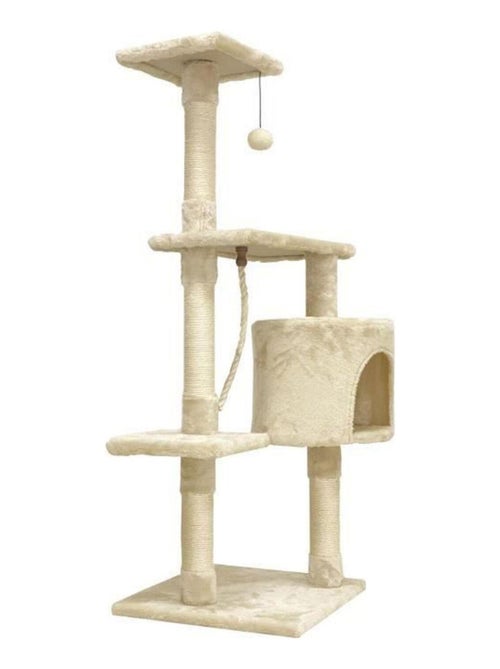 Arbre à chat 40 x 40 x 114 cm - Beige - Youdoit - Kiabi