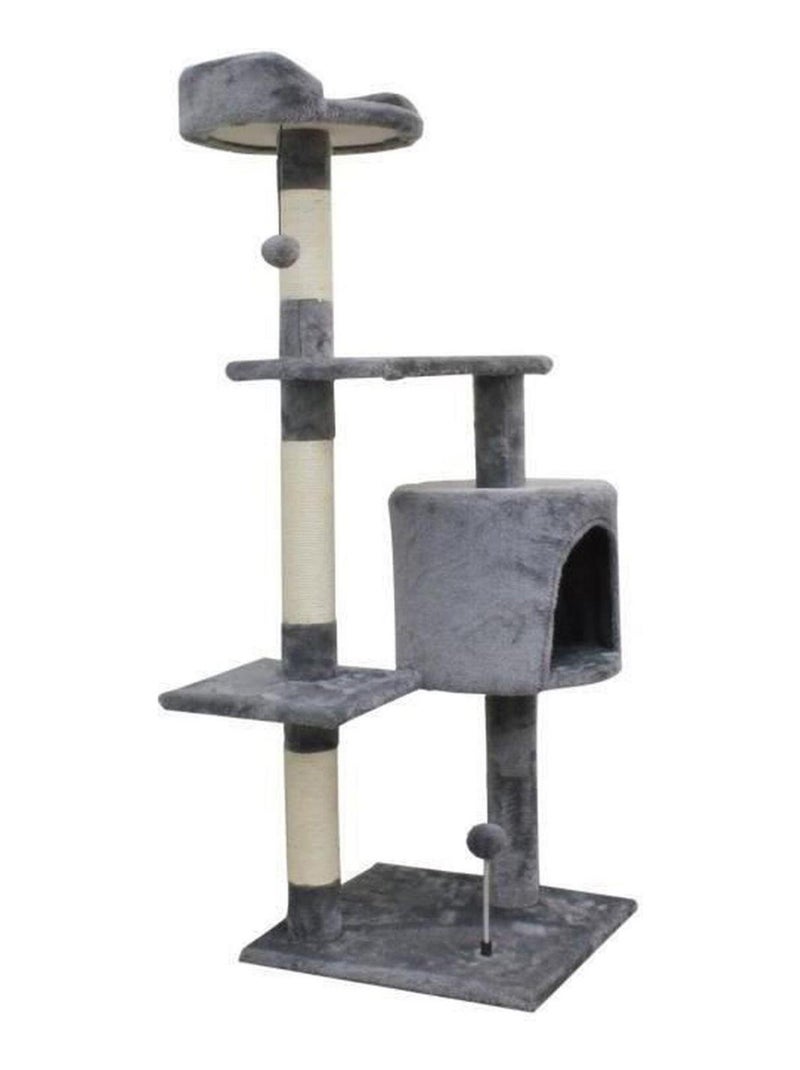 Arbre à chat 40 x 40 x 114 cm - Gris - Youdoit Gris - Kiabi