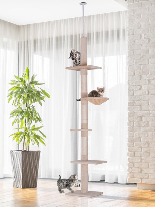 Arbre à chat 5 niveaux d'activités - Kiabi