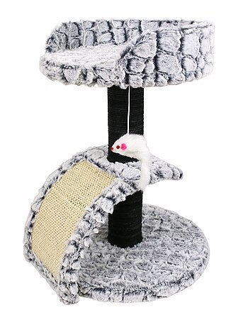 Arbre à chat avec griffoir et plateforme