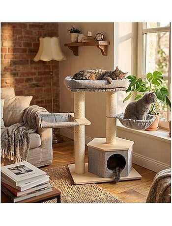 Arbre a chat avec hamacs et niche