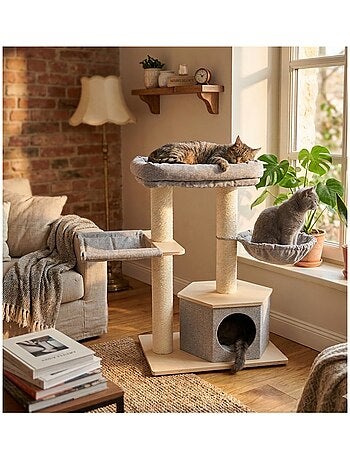 Arbre a chat avec hamacs et niche