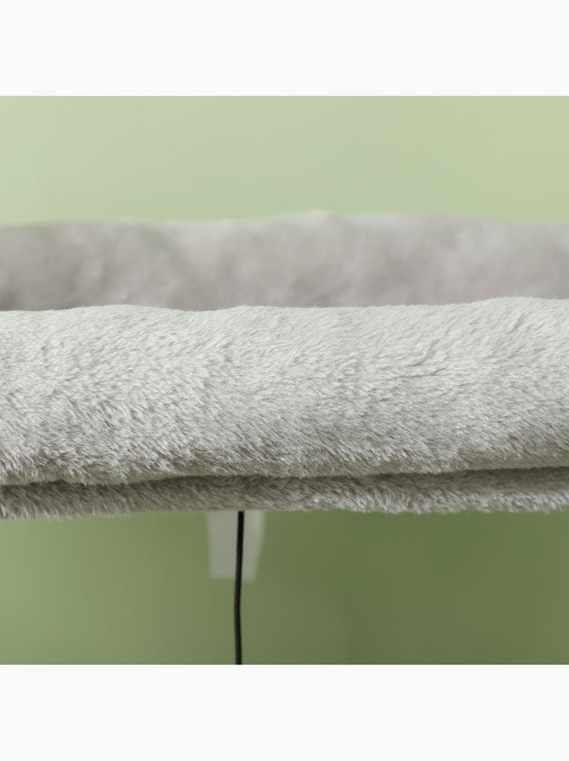Arbre à chat design bande massante griffoirs nombreux jouets Gris - Kiabi