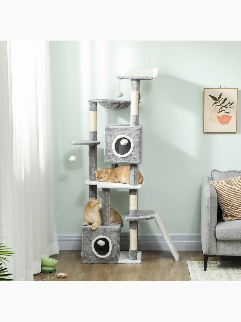 Arbre à chat design grande taille - classcatz Gris - Kiabi
