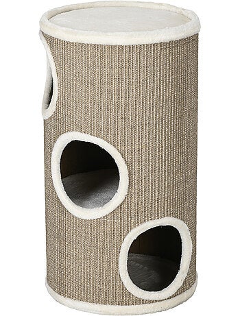 Arbre à chat design tour à griffer 3 niveaux plateforme