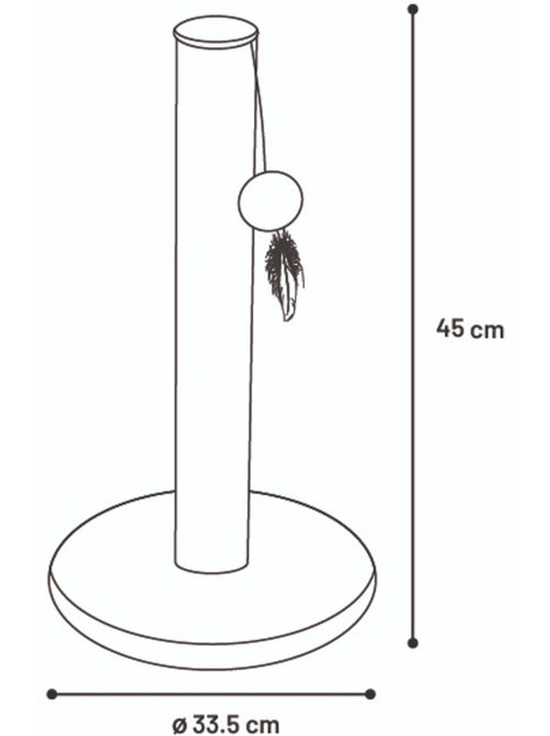 Arbre a chat et jeu suspendu Riba - Kiabi