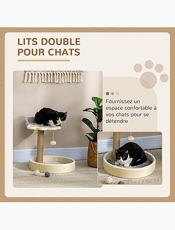 Arbre à chat griffoir design patte de chat