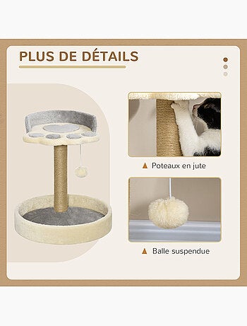 Arbre à chat griffoir design patte de chat